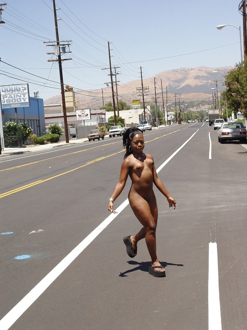 Naked hairy women in public