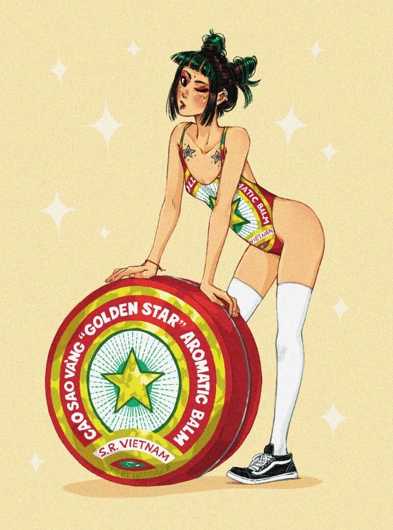 Anime girl with beer