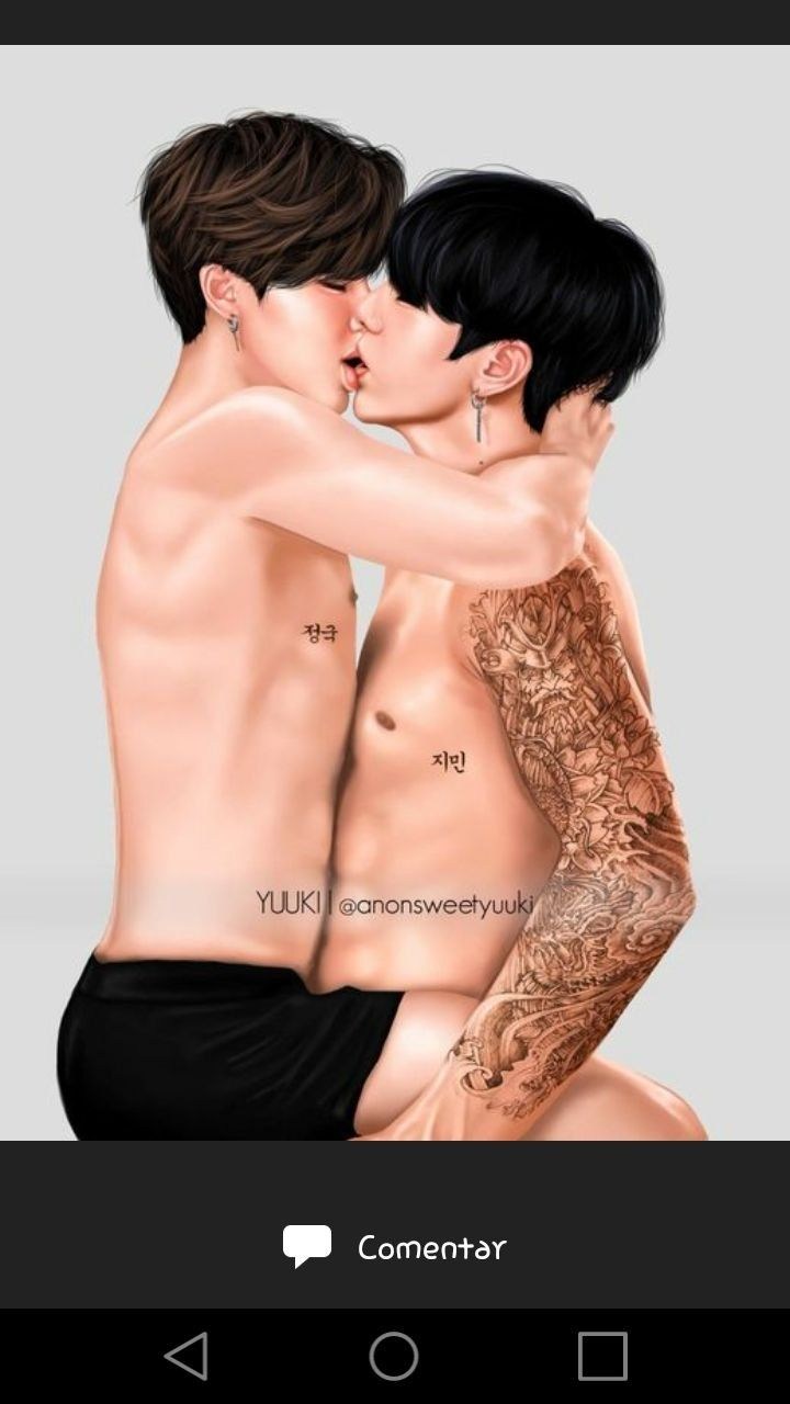 BTS vkook art omegavers 18