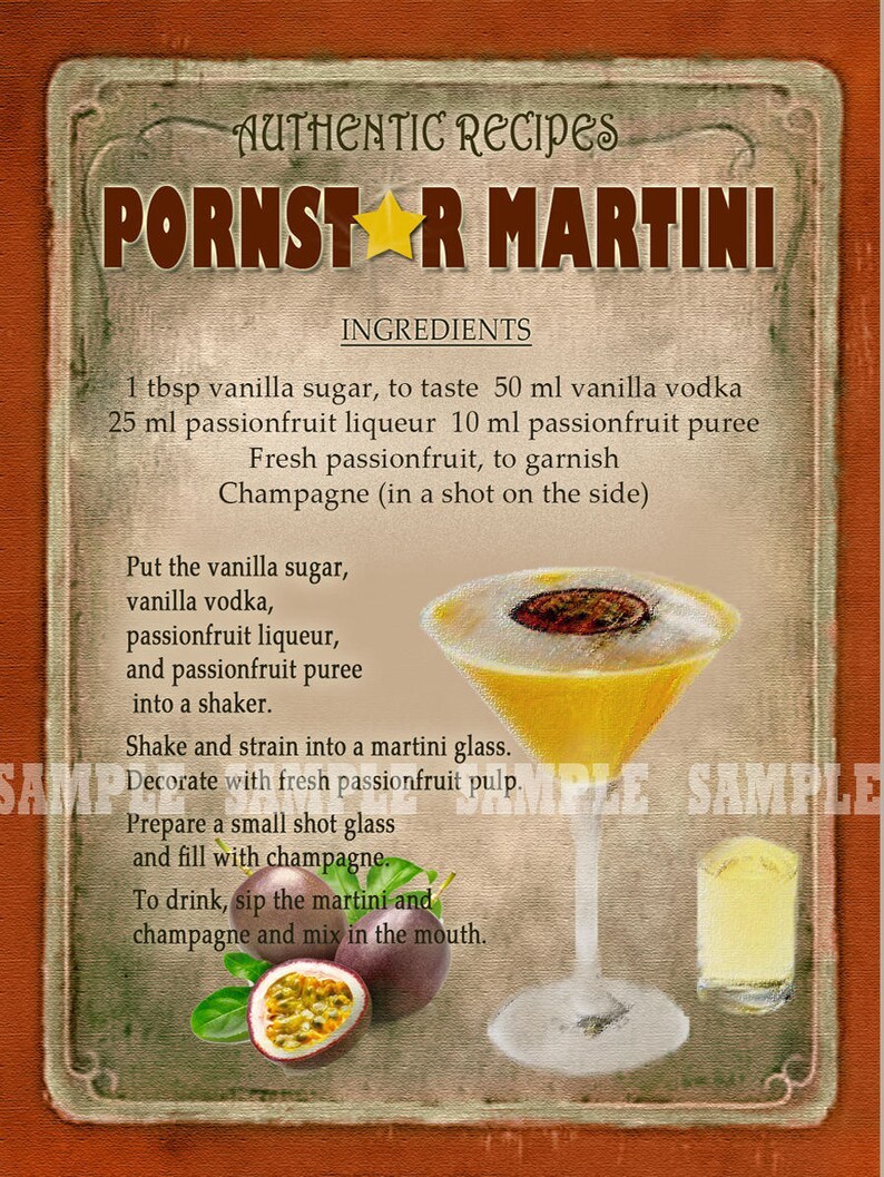 Cocktail porno -steam martini