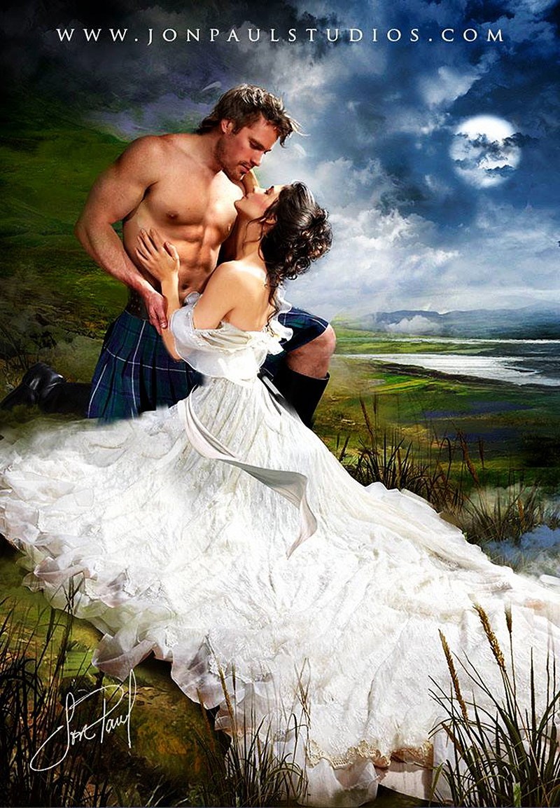 The girl emerges from the water