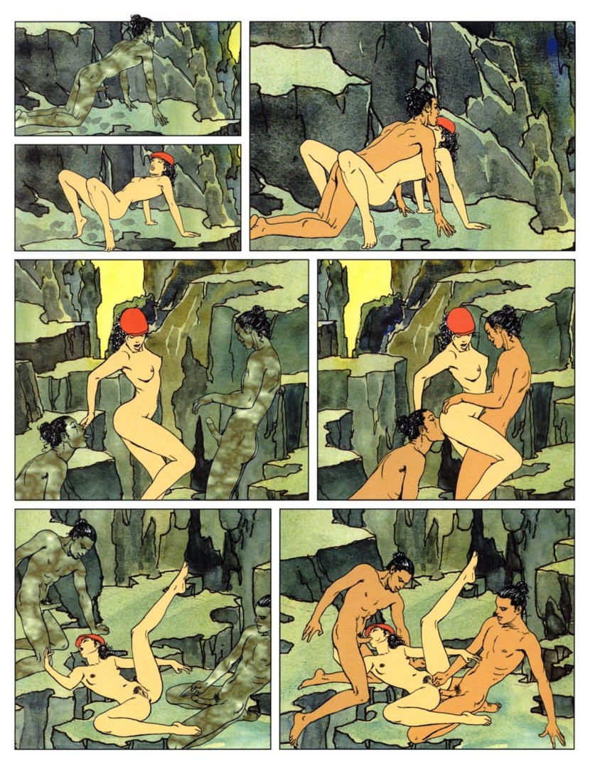 Erotic painting of India