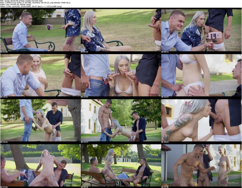 Arteya -Porno stands on the road