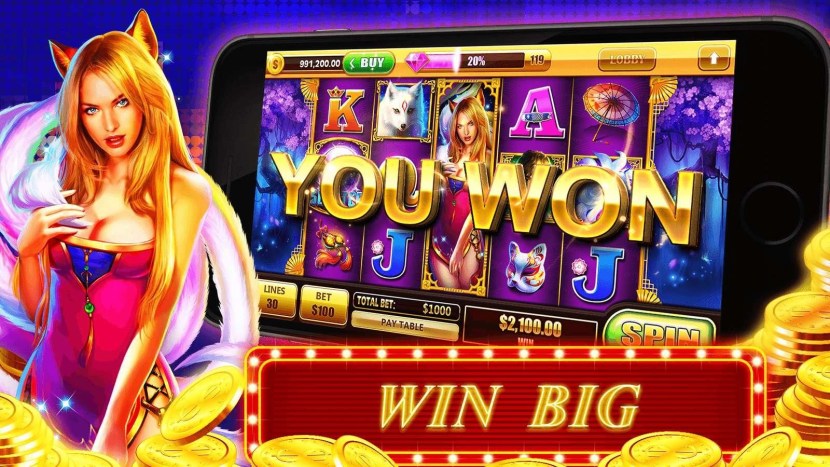 Casino slot where the heads are singing