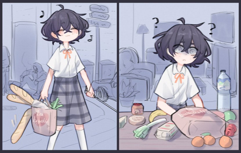 Blind Girl Popopoka anime