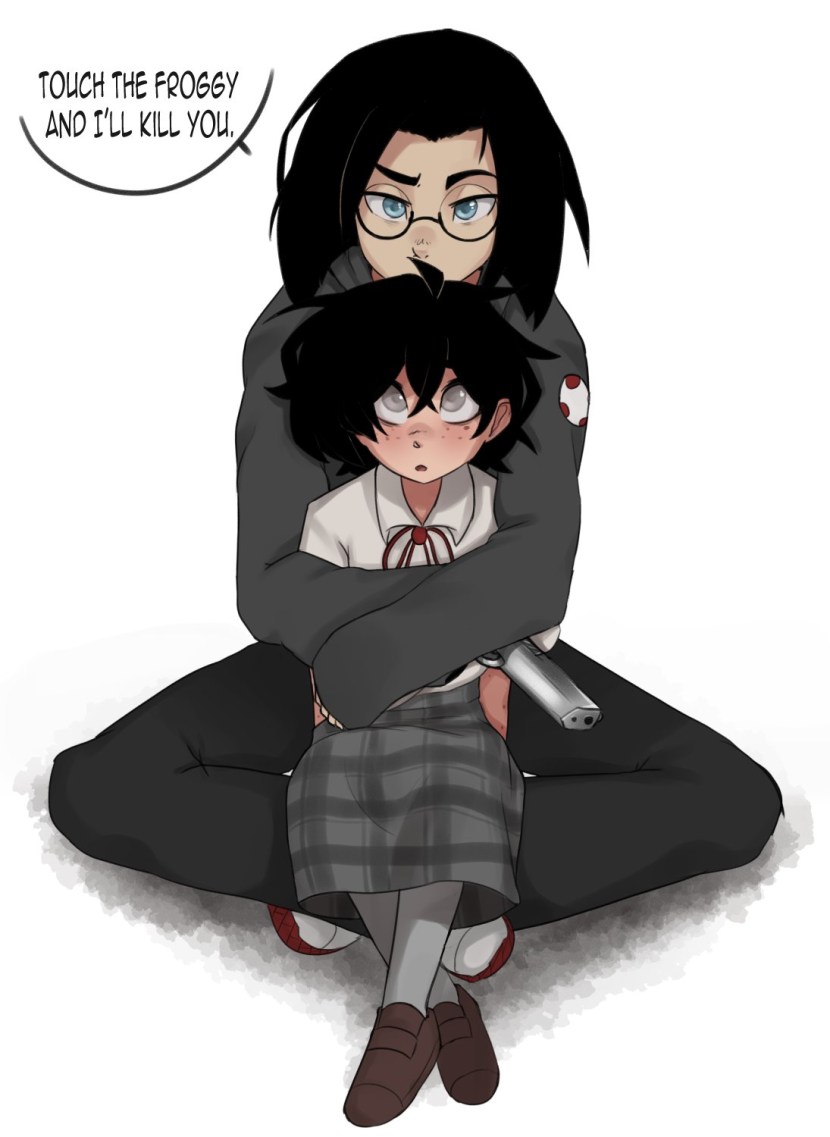 Comic about a blind girl