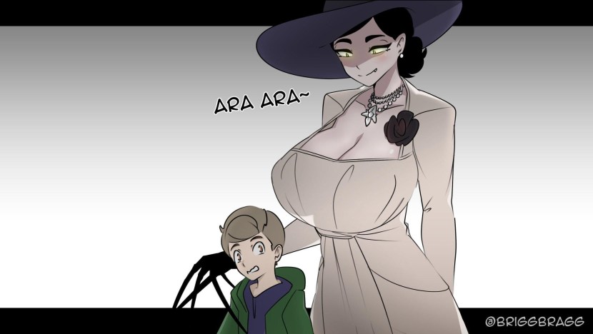 Alsina Dimitrescu and Ethan