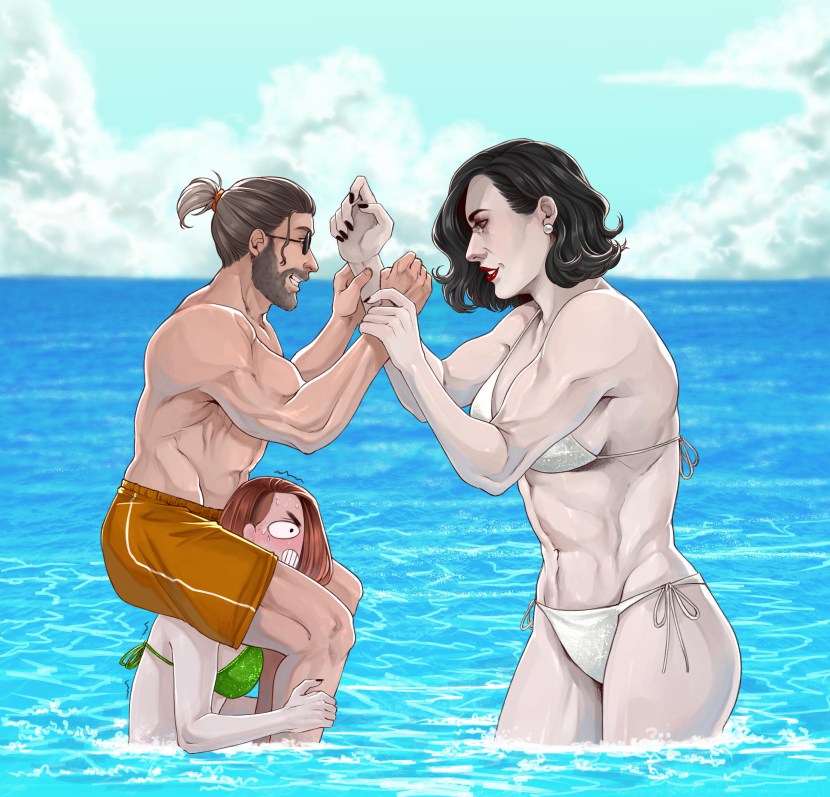 Lady Dimitrescu growth from Resident Evil 8