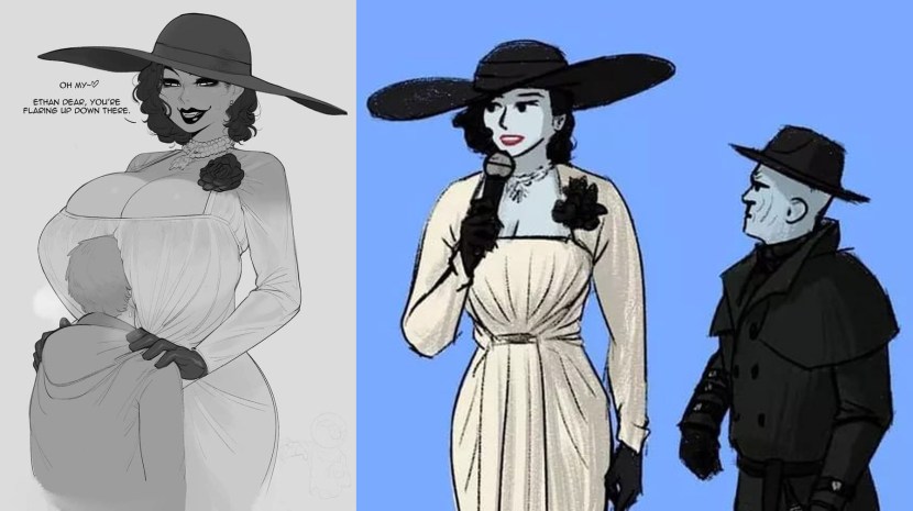 Resident Evil Village Lady Dimitrescu Futa Hentai