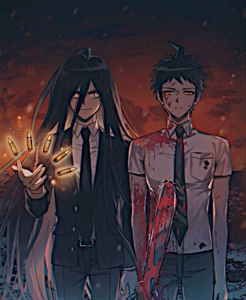 Nagito in the pixels Dangganronpa