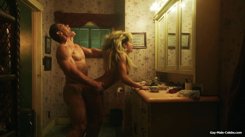 Naked Jacques Hallnd in Cinema