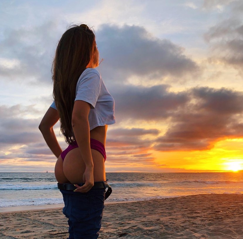 Blonde with a tattoo