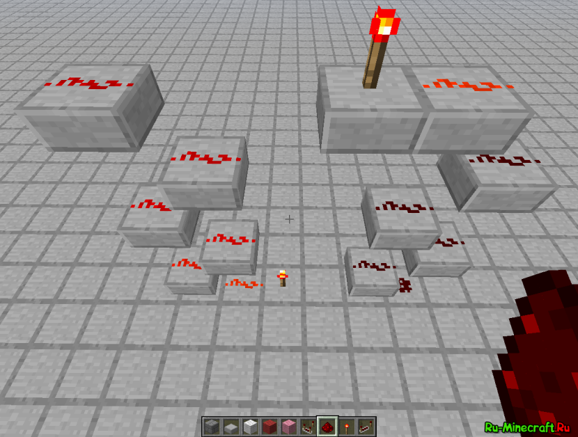 The redstone scheme of the repeater