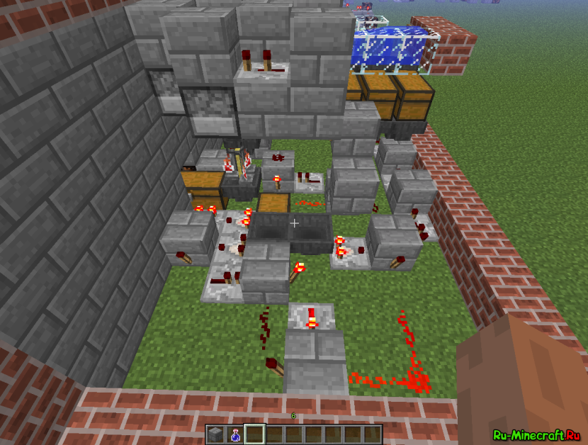 Redstone buildings in minecraft