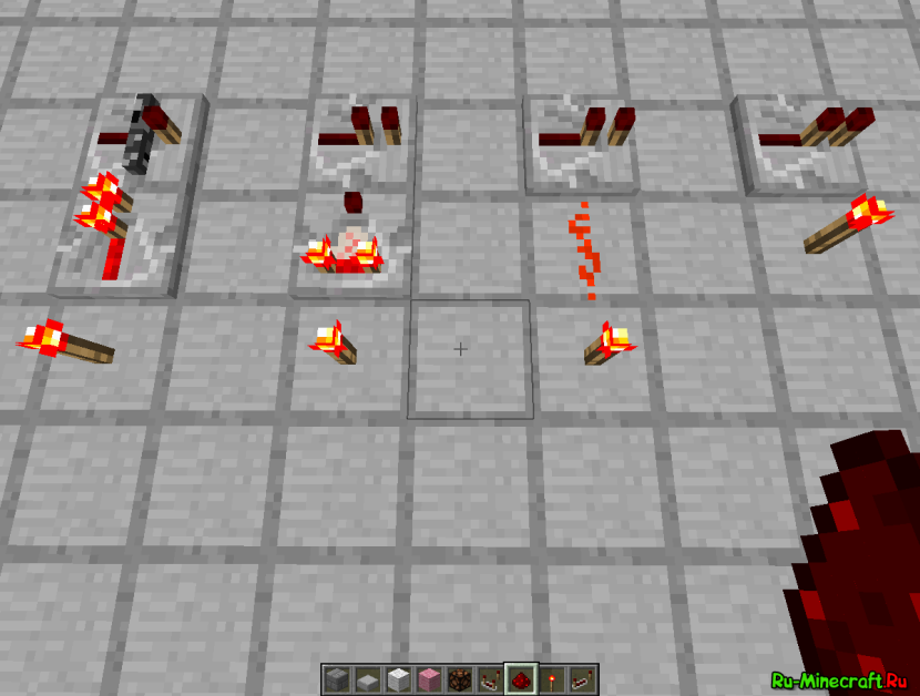 Redstone guides trap