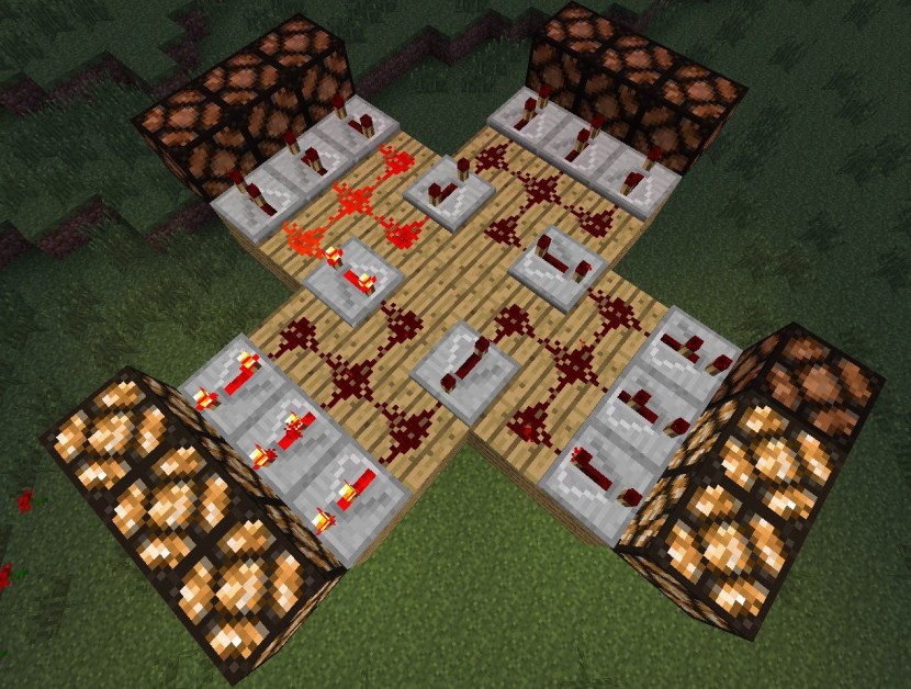 Lighthouse in Minecraft Redstone