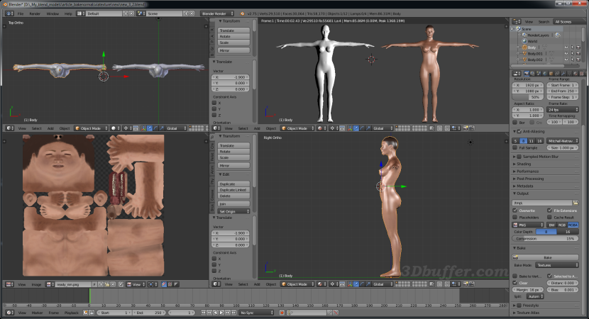 Blander Scan 3D Models