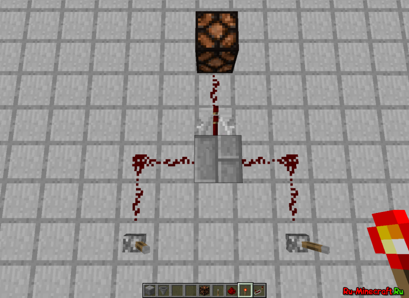 Redstone scheme comparator