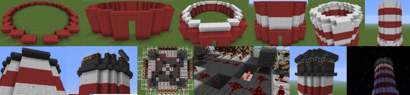 How to build a lighthouse in minecraft