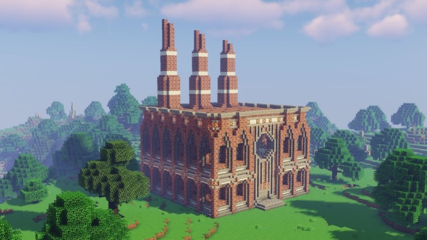 19th century factory in minecraft