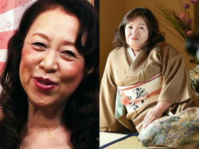 The vagina of a mature Asian