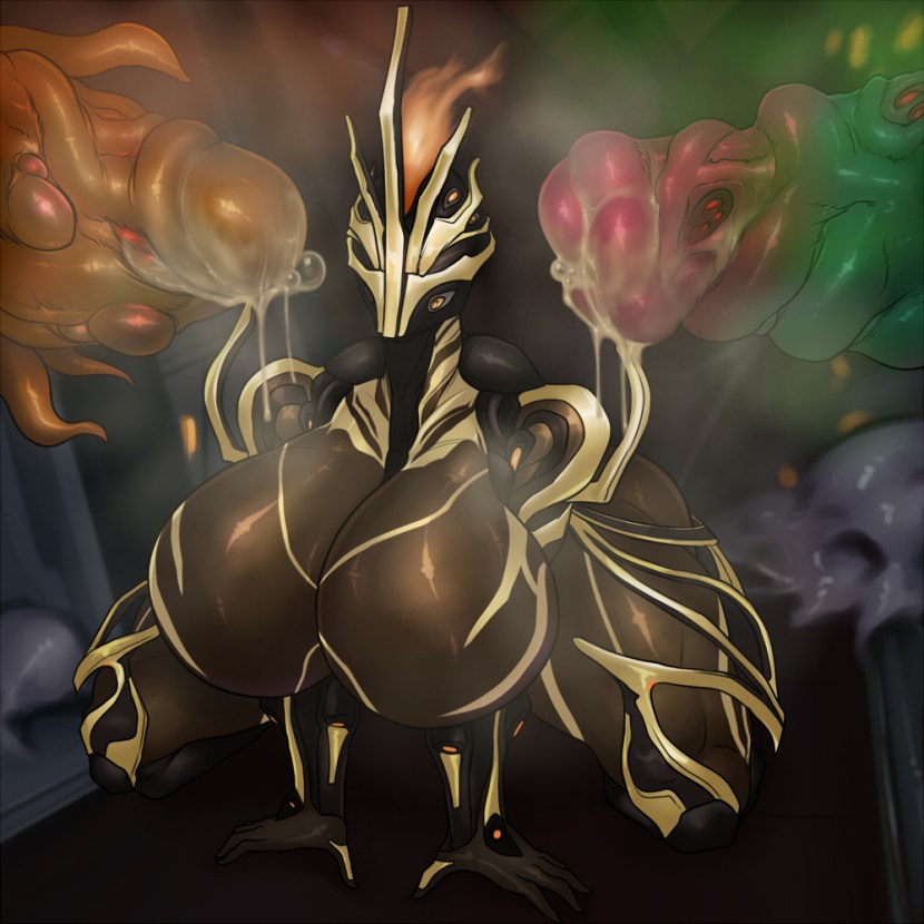 Warframe Sarina Prime boobs