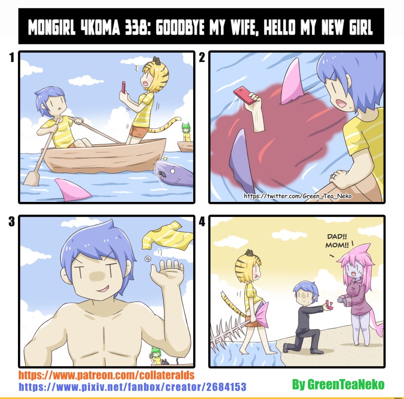 Green Tea Neko comics