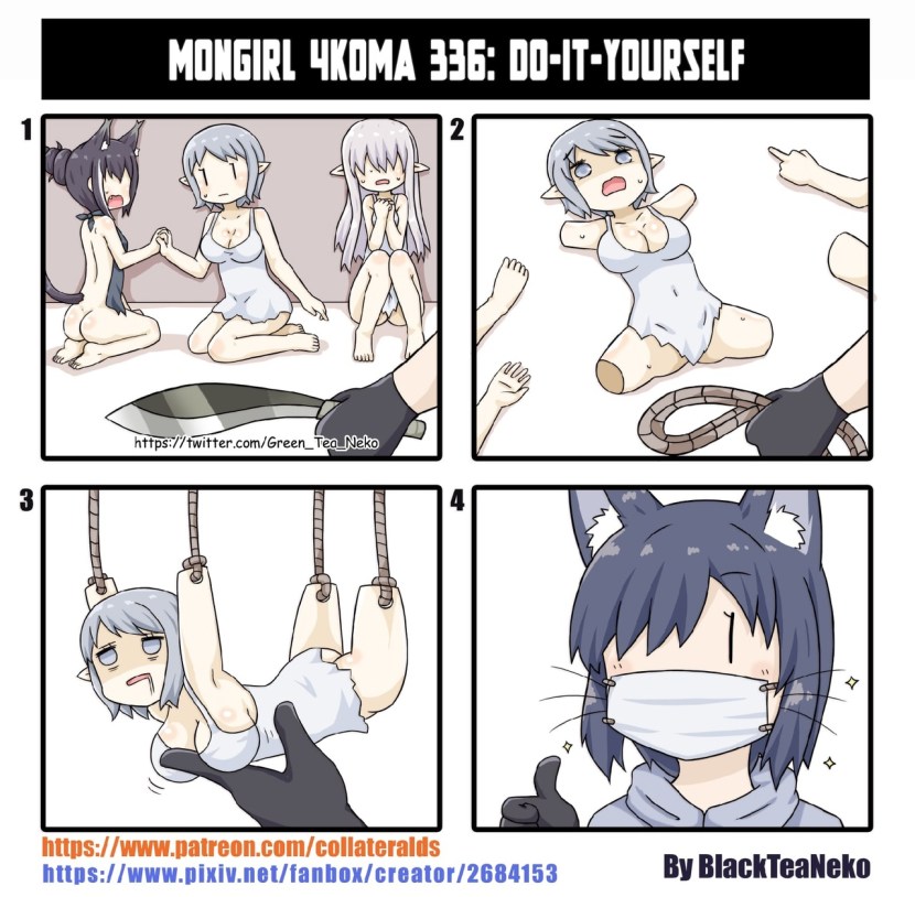 Anime comics Green Tea Neko