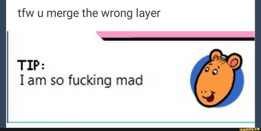 Pink watercolor smear