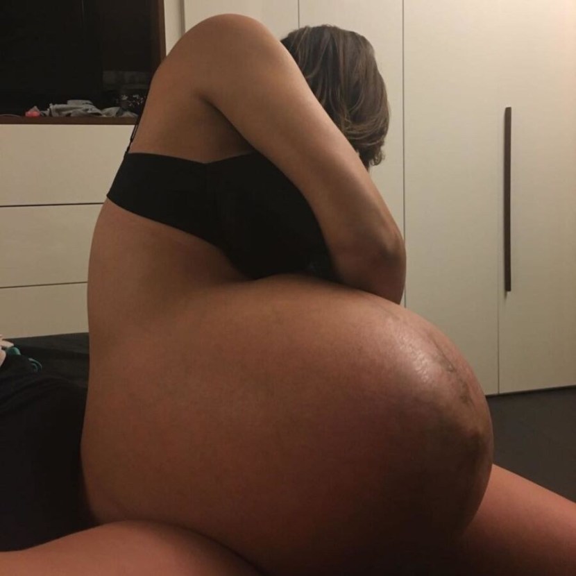 Naked pregnant bbw