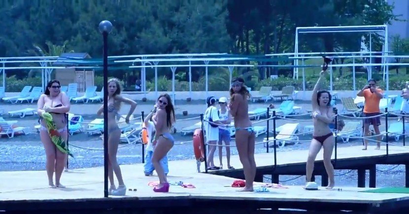 Natalia Kravchenko Camedy Wumen in a swimsuit