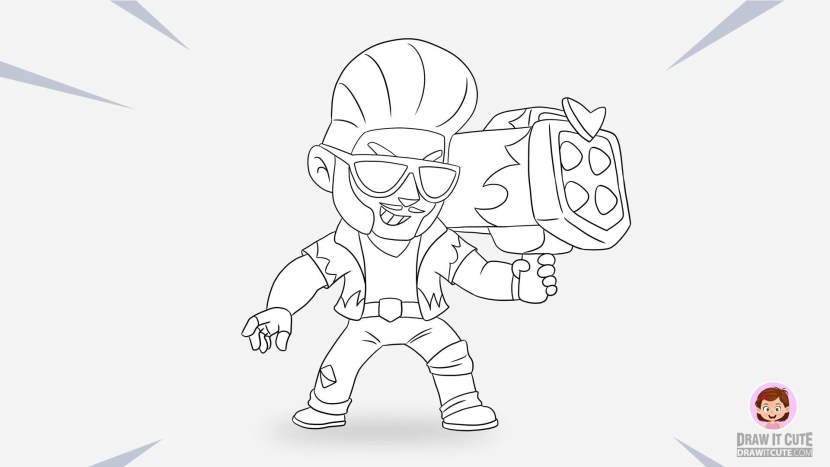 Coloring brushes Stars Ninja Tara