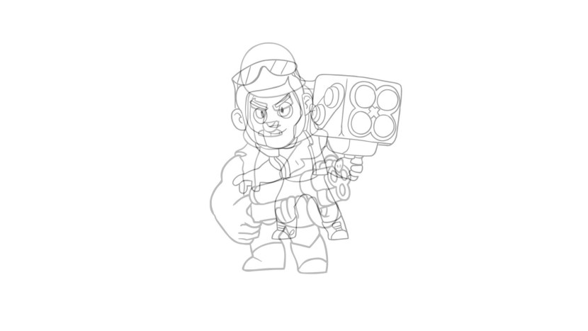 Coloring bravo ragbill