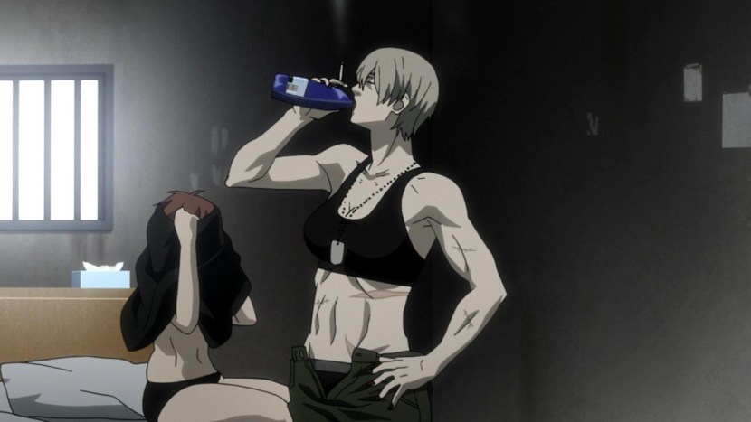 Janessa Brazil in the gym naked