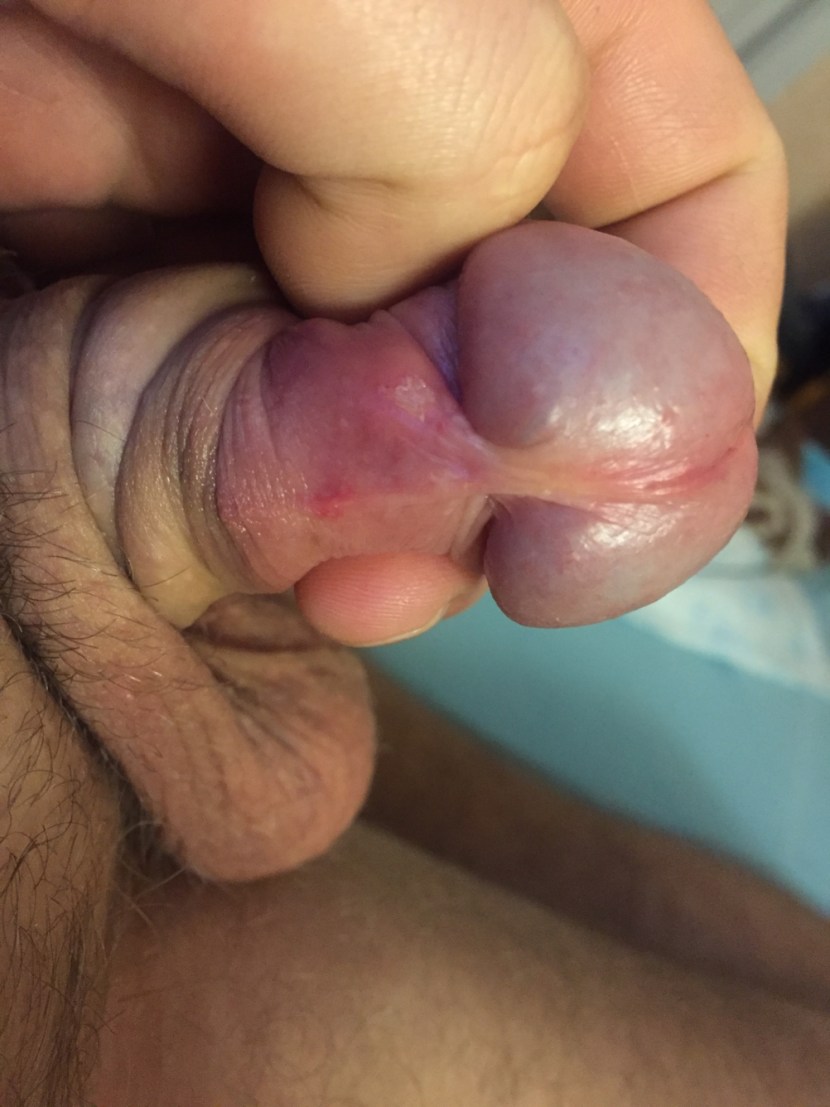 Cum in a close -up guy