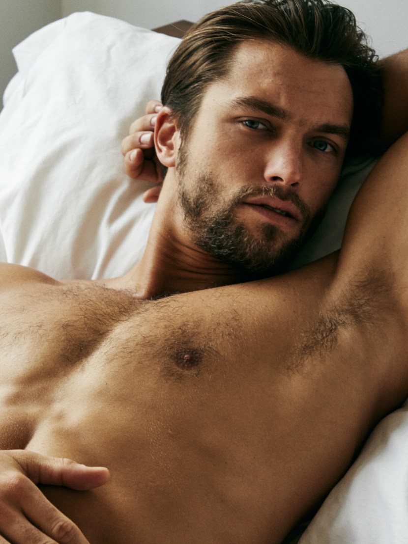 The guy is in the arms of the other boyfriend