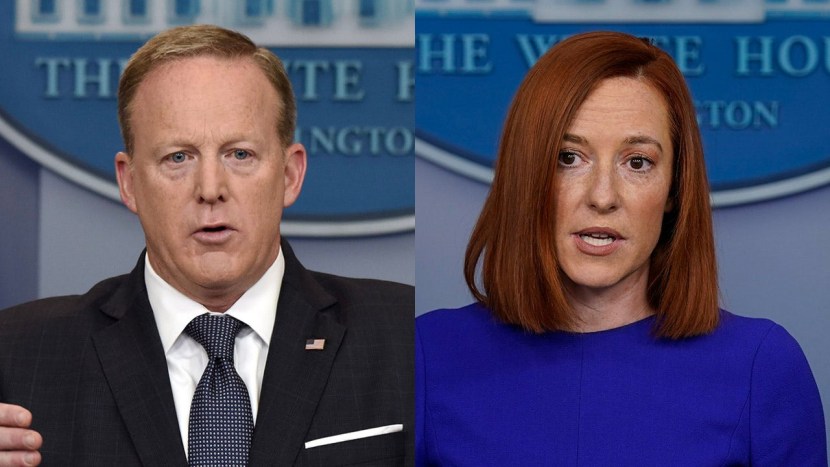 Psaki with a long nose