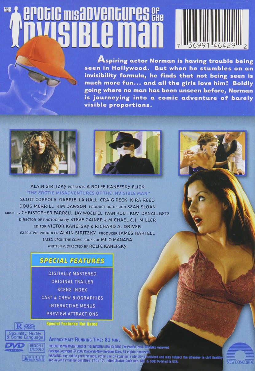 Man invisible screensaver