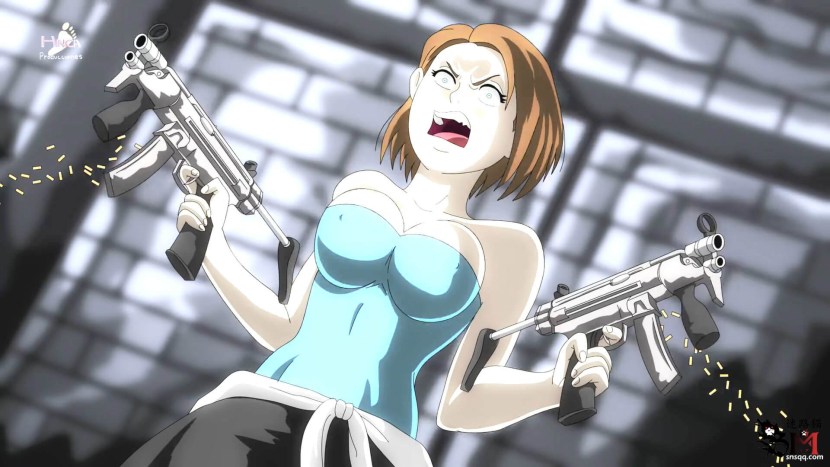 The monastery of evil Jill Valentine and Nemesis