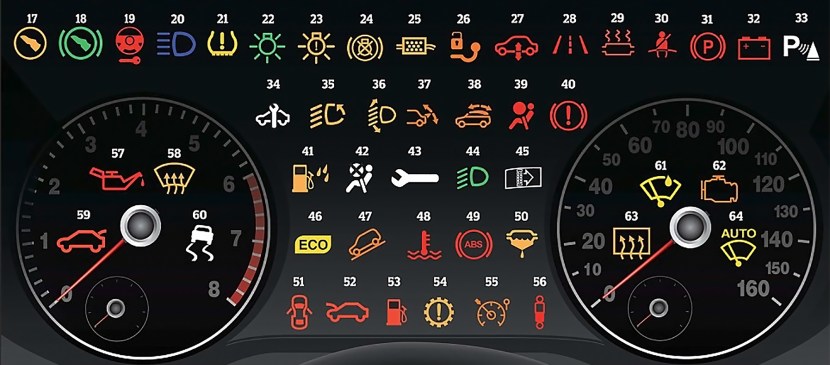 BMW 3 dashboard indicators
