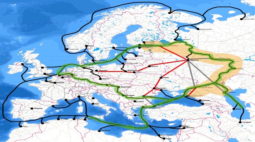International transport corridors of Eurasia