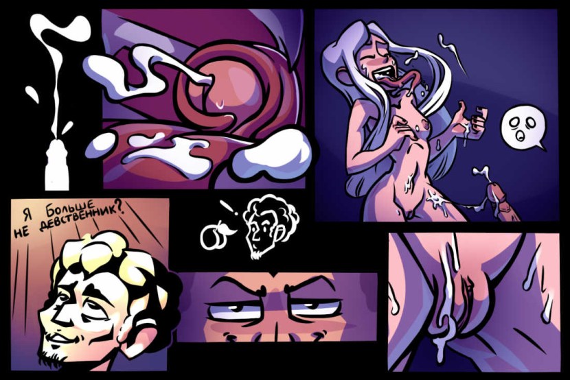 Anime girl is nudity