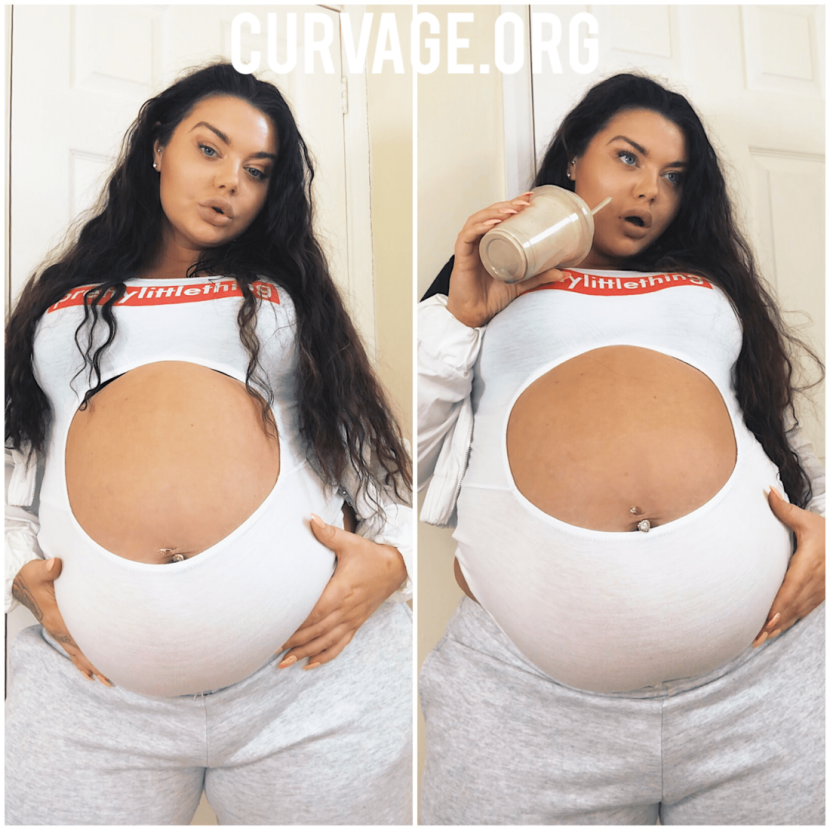 Fat Belly Girls Weight Gain buttons