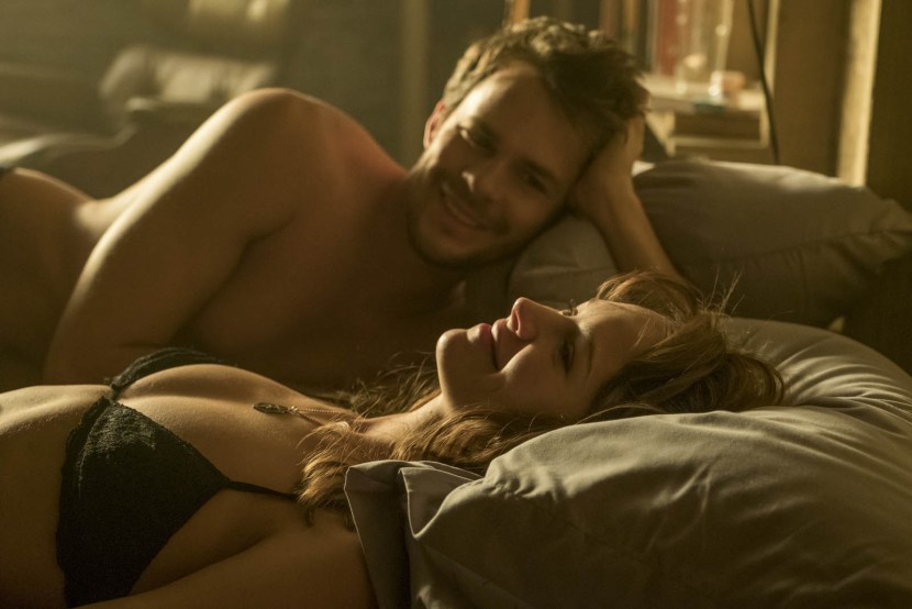 Britt Robertson in underwear