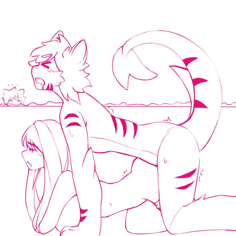 Tiger shark Changed Hentai