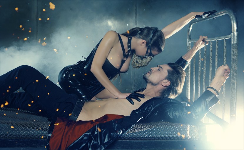 The man is on the bed