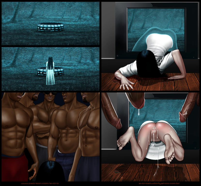 Sadako Yamamura curse Hentai