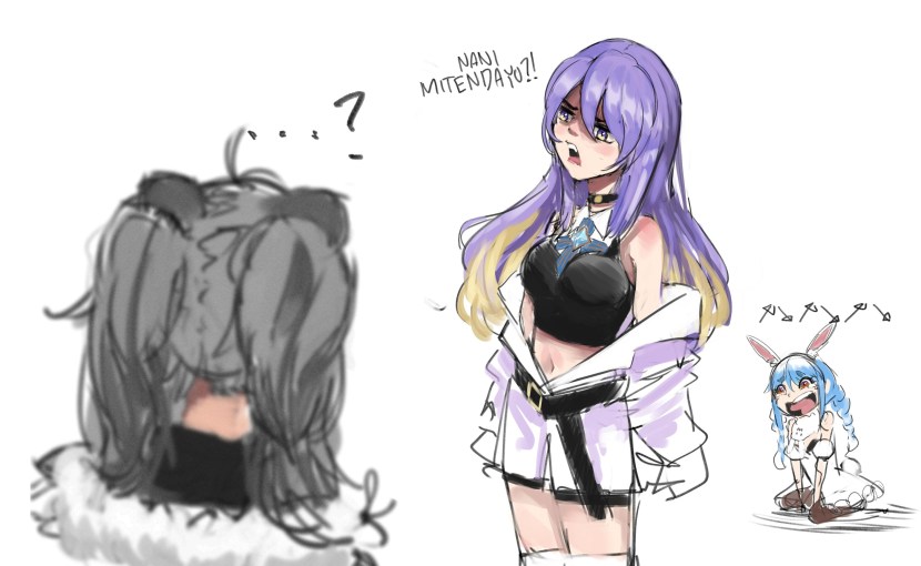 Anime Futanari in the car