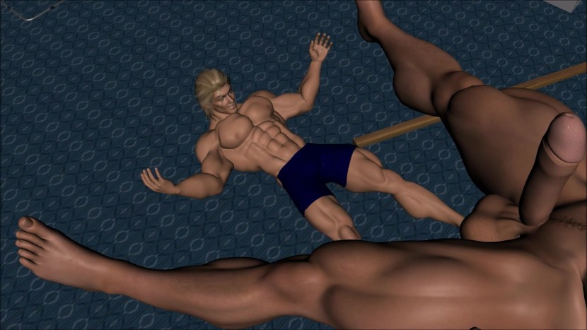 Penis anime muscles growth