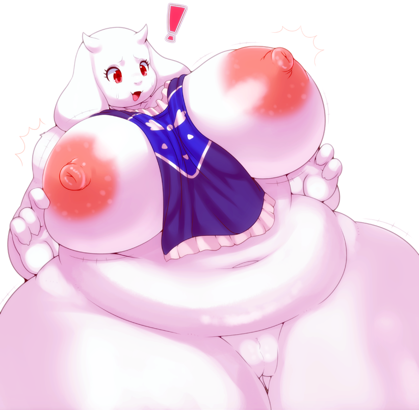 Undrtale Toriel Big Breasts Inflation Tits